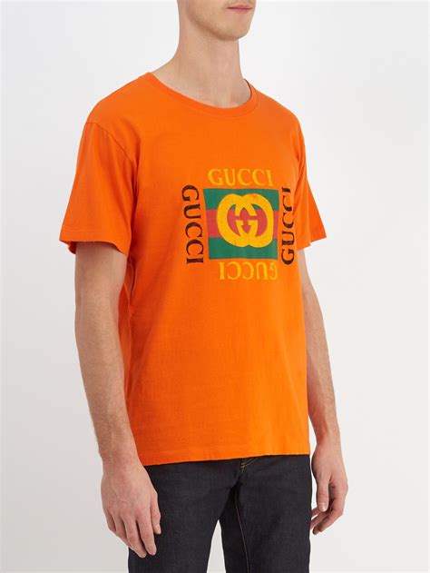 gucci orange shirt|t shirt Gucci original.